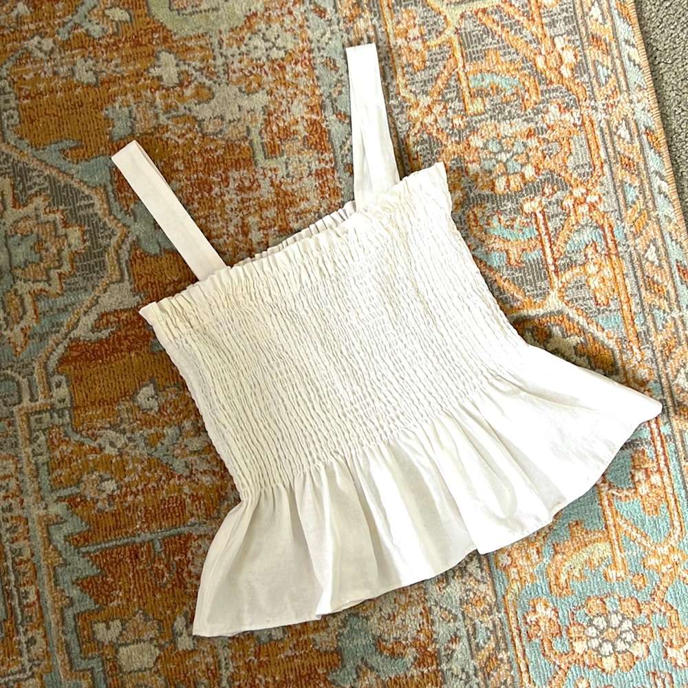 Socialite Small Linen Cotton Blend cute shirt